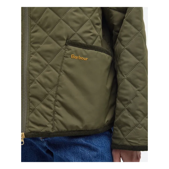 Barbour Veste à Capuche Matelassée Glamis | Vert kaki
