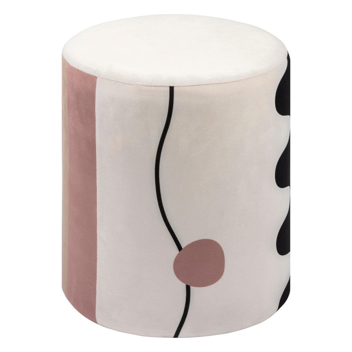 POUF VELOURS NOFY WAVY