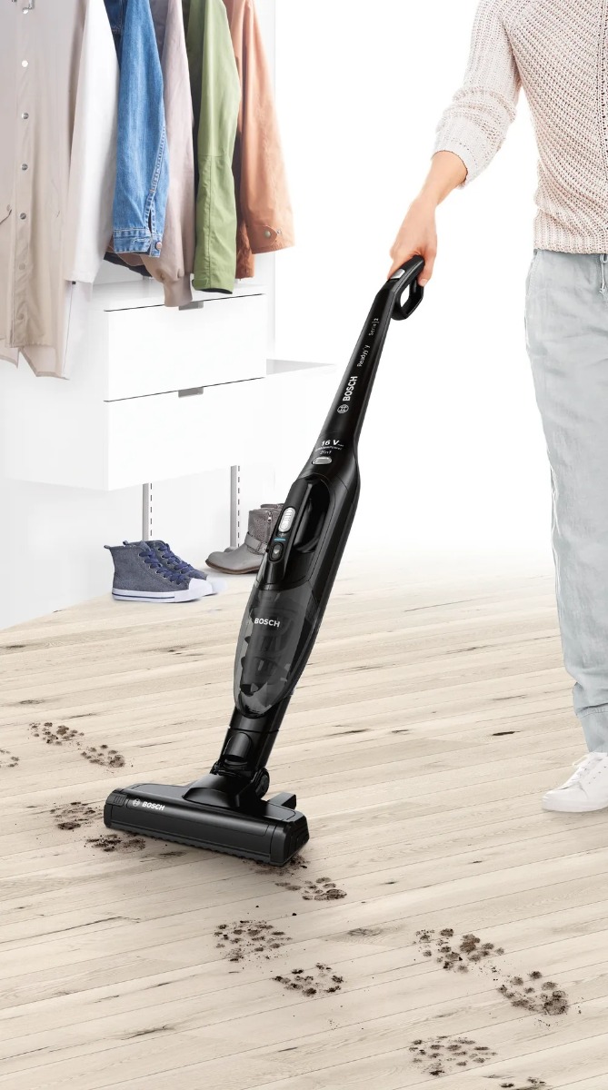Bosch Steelstofzuiger 2 in 1 met 16Vmax BCHF216B