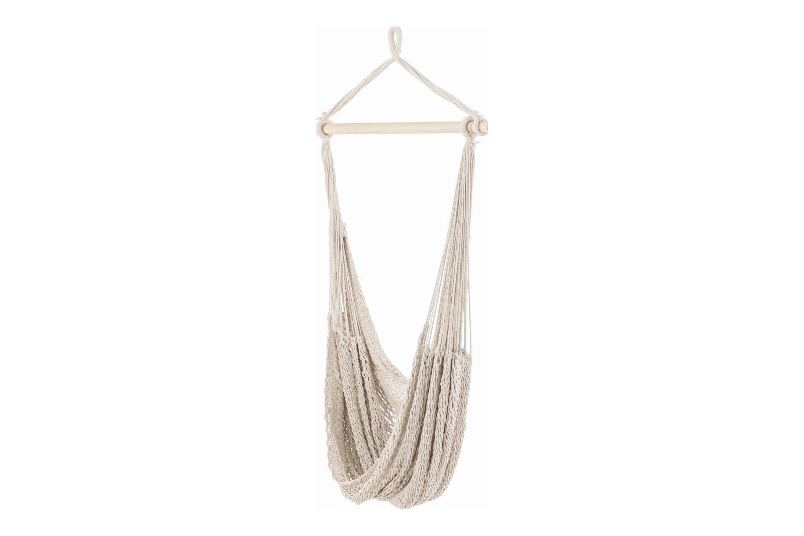 Kalino hengestol Beige tekstil.