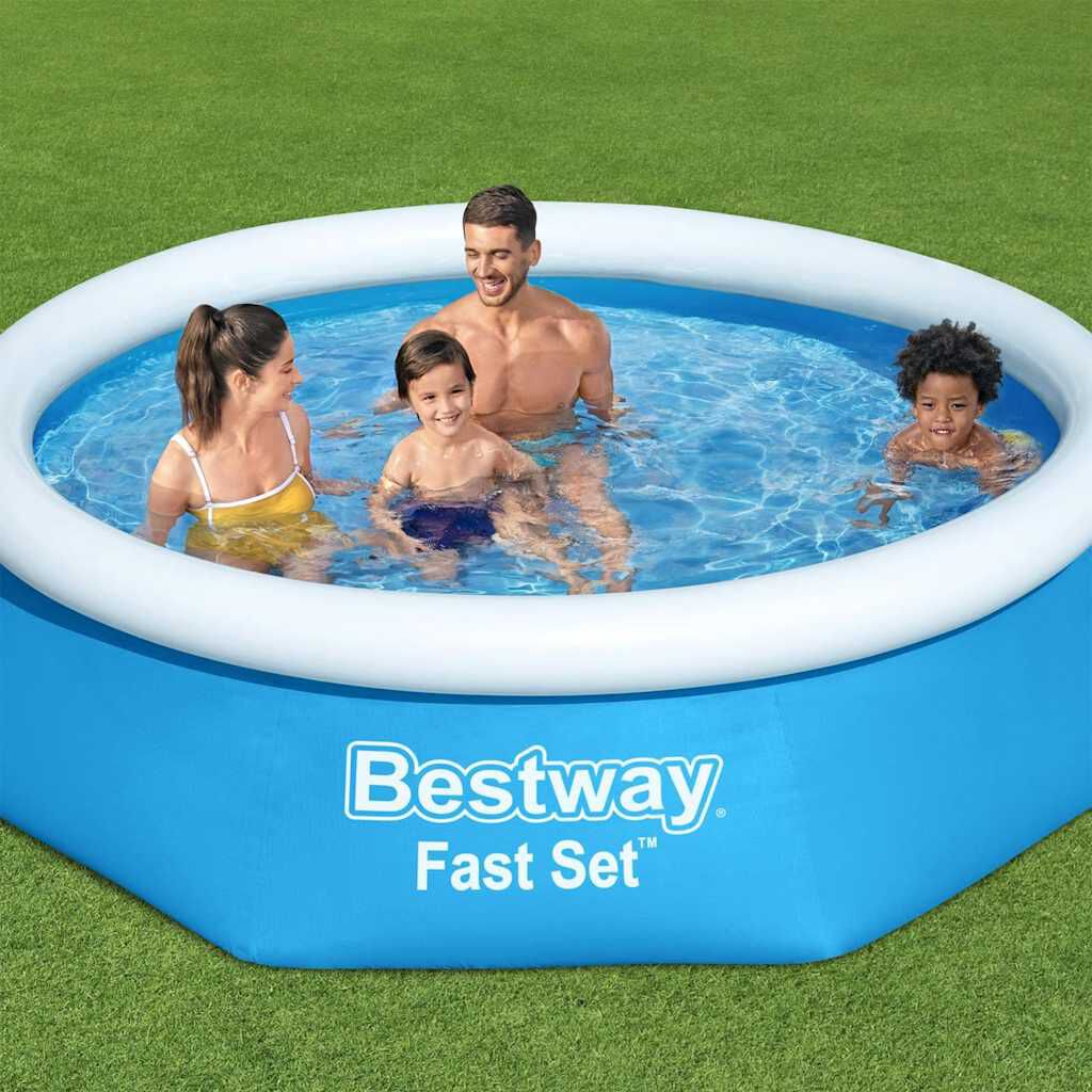 Bestway Fast Set opblaaszwembad, rond, 244 x 61 cm, 57265
