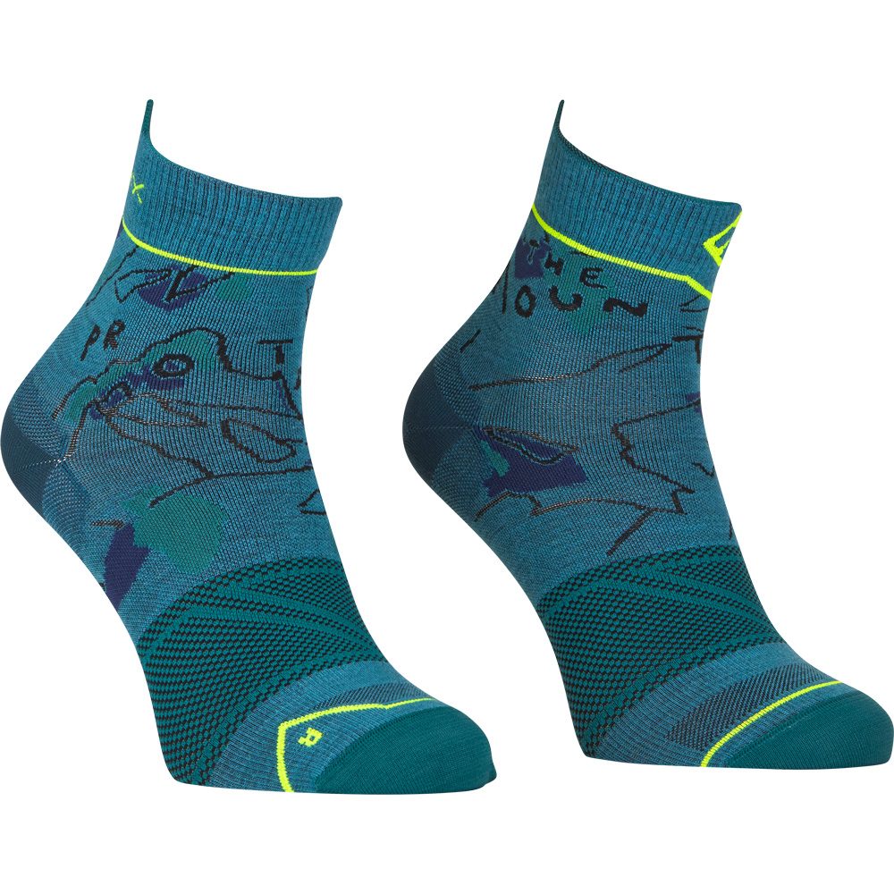 ORTOVOX Alpine Light Quarter Socken Herren mountain blue