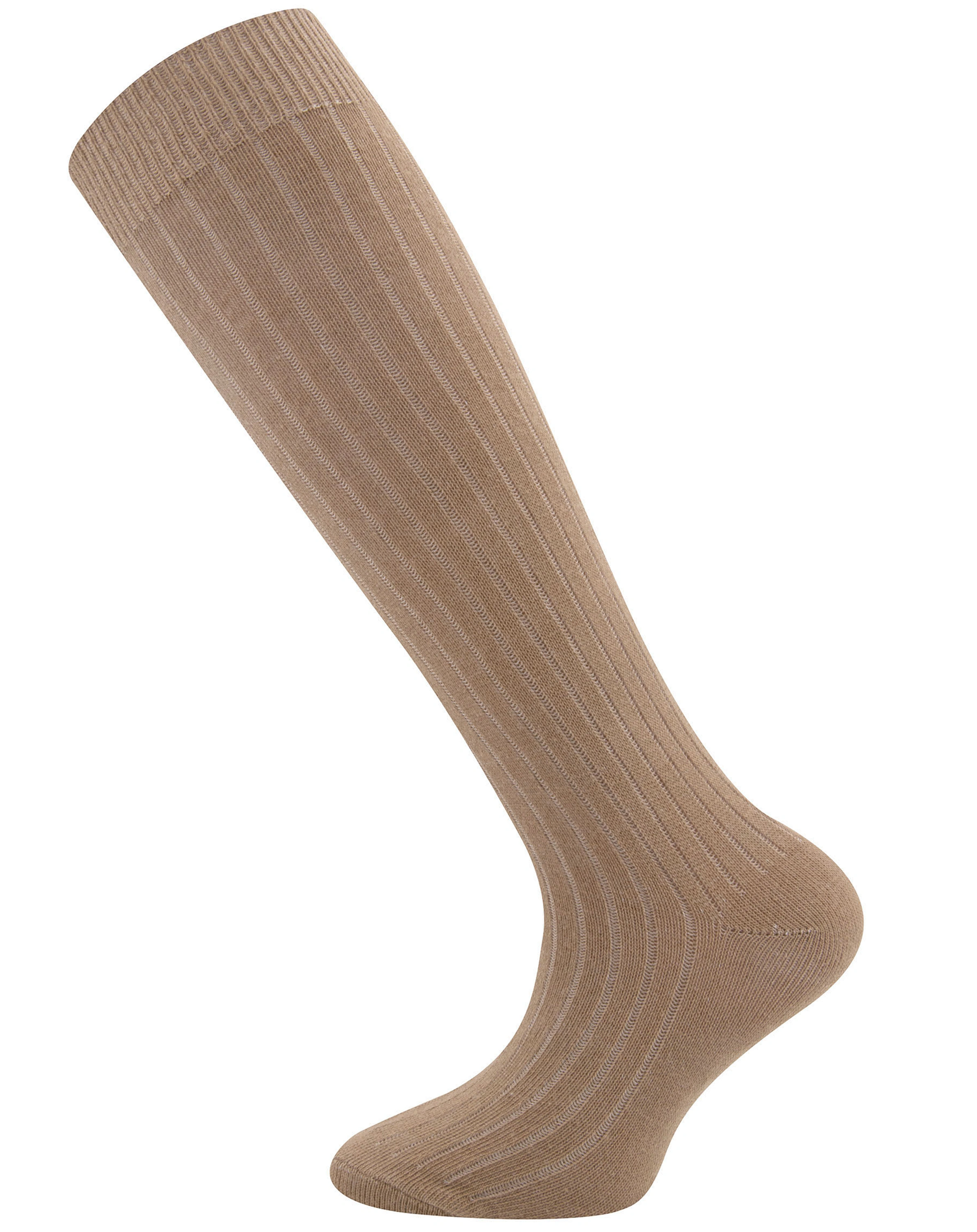 Kniestrumpf RIPPE LAVISH 3er Pack in jade/camel/pfirsich