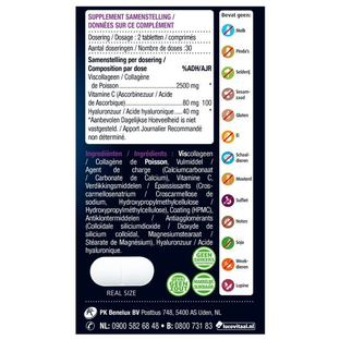 Lucovitaal Pure Marine Collageen 2500 mg 60TB