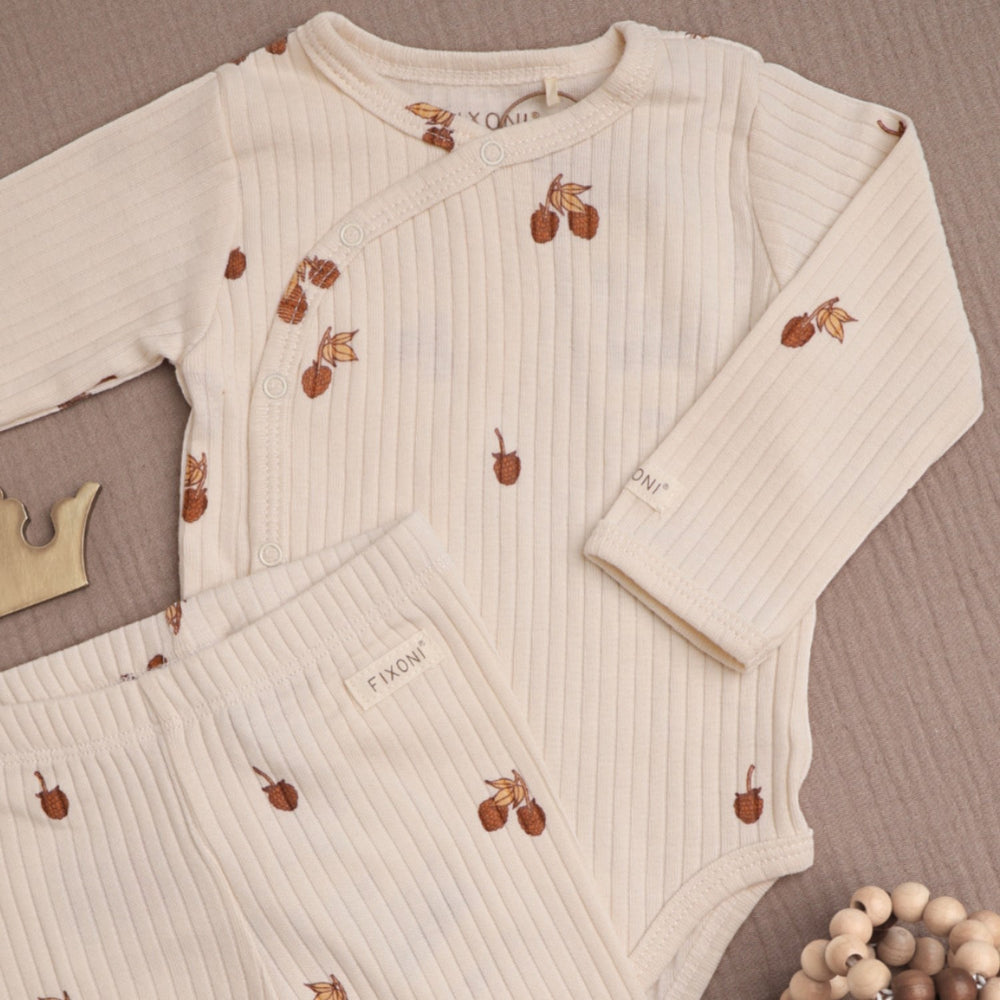 Køb FIXONI Eggnog Wrap Body LS Rib