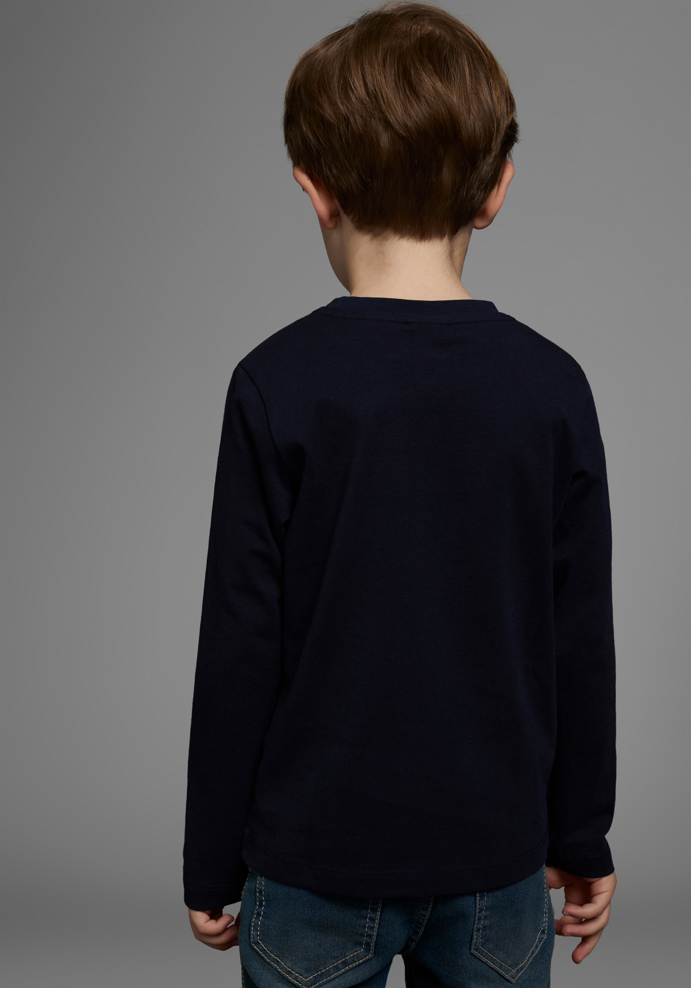 KIDSWORLD Langarmshirt »FLYING DINO«, Langarm,  Basic-Passform,  bedruckt,  Rundhalsausschnitt