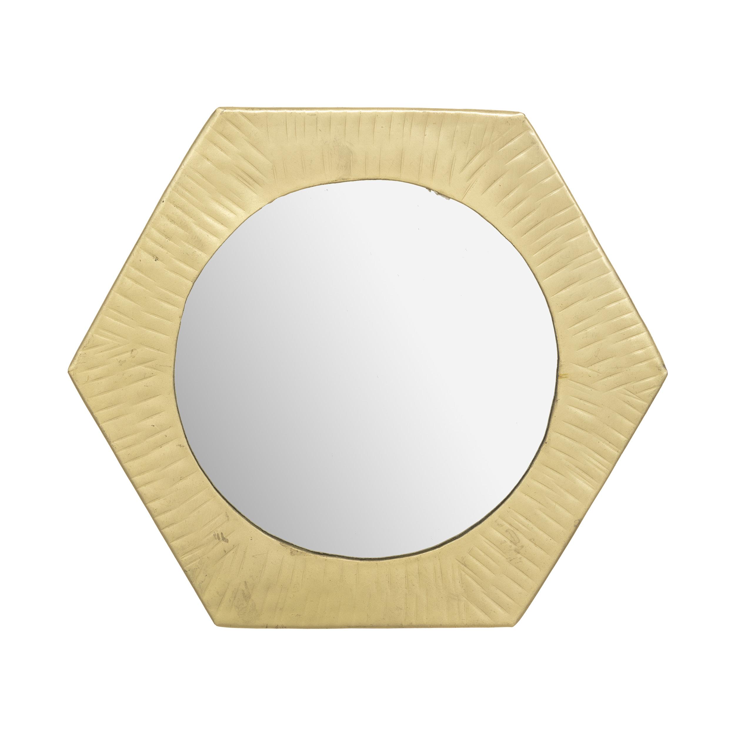 MIROIR METAL MARTELE ROMY