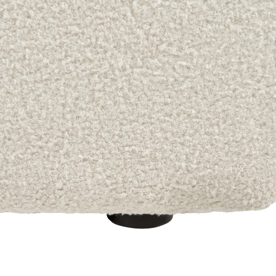 AGERUP - Fauteuil - Gebroken wit - Bouclé