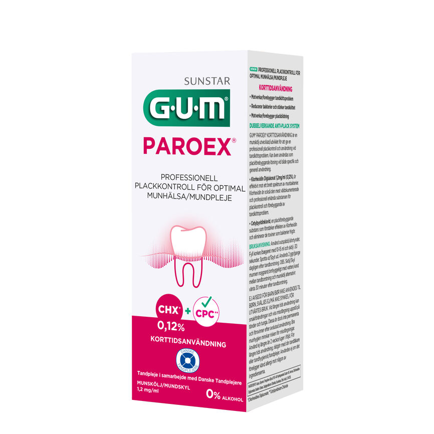 GUM Paroex munnskyll 0,12% CHX   CPC 300 ml