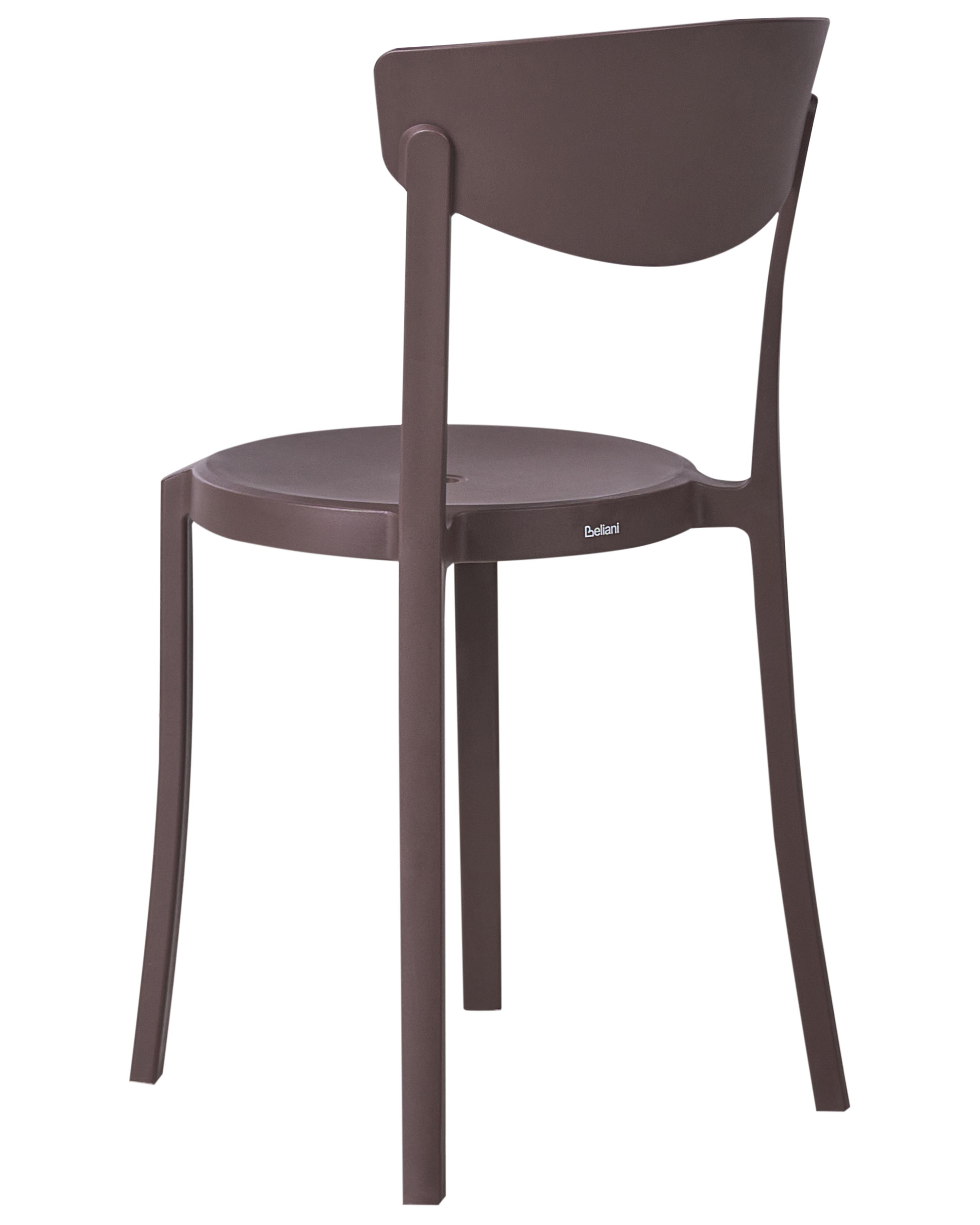 Set van 4 tuinstoelen VIESTE Bruin