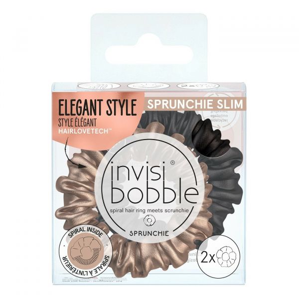 Invisibobble Sprunchie Slim True Golden Elástico de Cabelo 2 Unidades