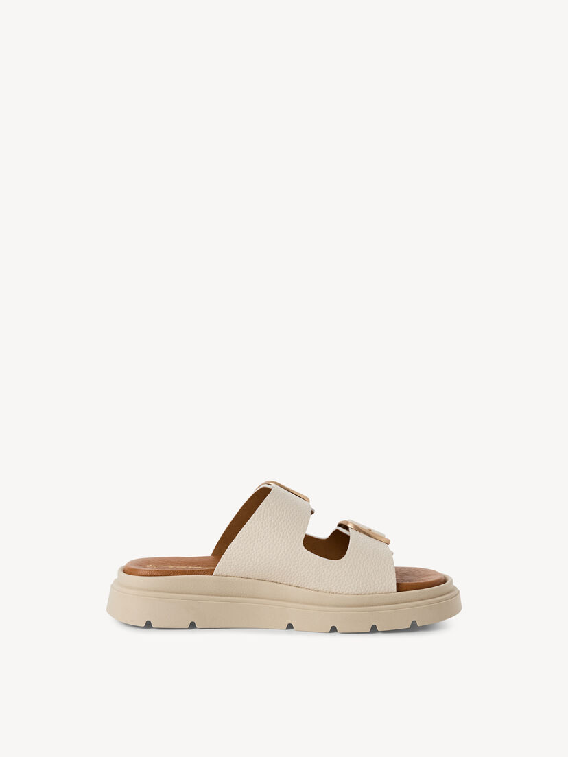 Leren Slipper - beige