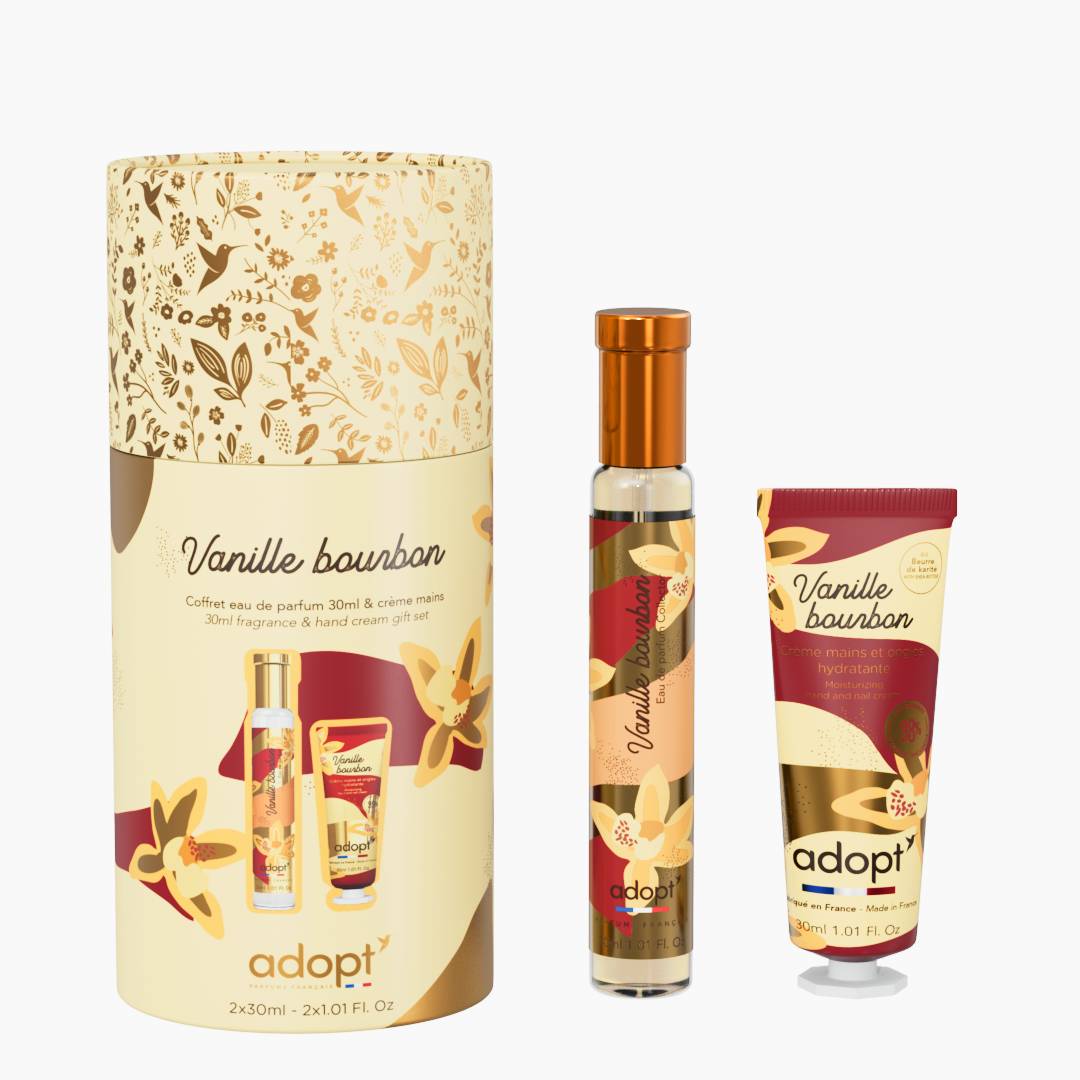 Vanille Bourbon - COFFRET EAU DE PARFUM 30 ML + CRÈME MAINS 30 ML