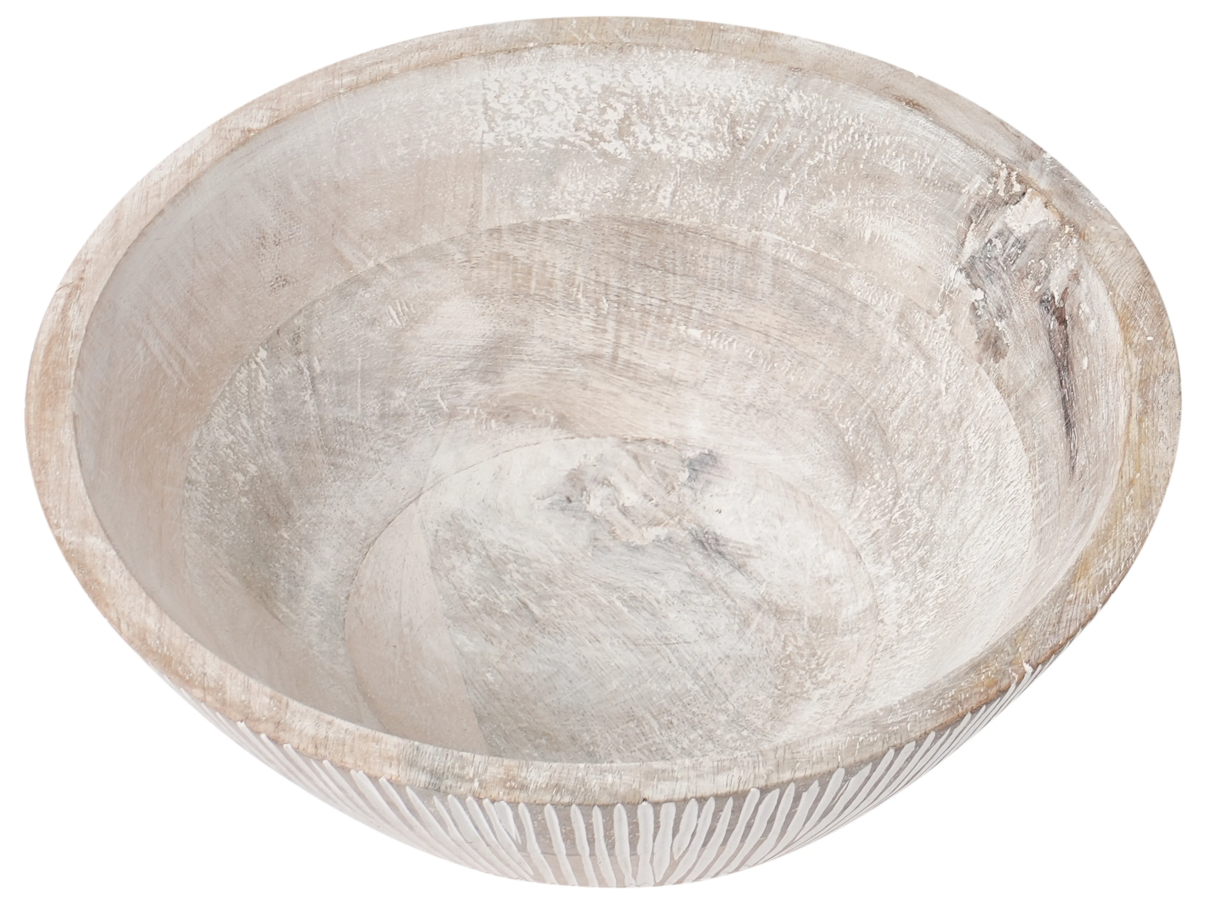 Set van 2 decoratieve schalen SIWA Mangohout Lichtbruin