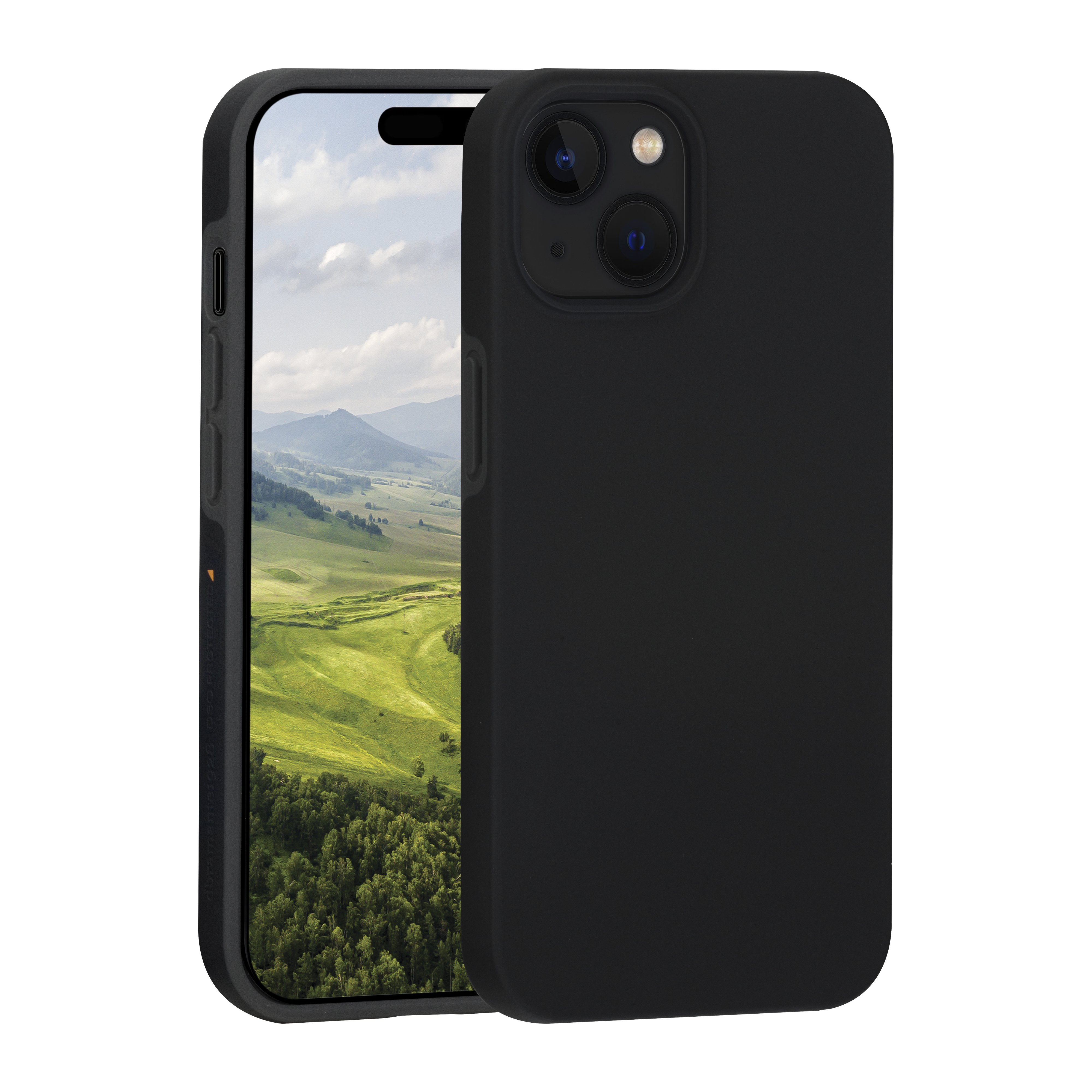 iPhone 15 Plus Hardcase Hülle Clear Case Iceland Ultra D3O MagSafe Recycled (IU67BL001908) - Schwarz