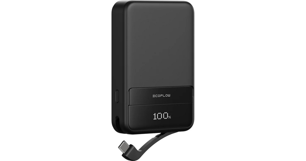 EcoFlowEcoFlow RAPID magnetische Qi2 powerbank 10.000 mAh  (Zwart)