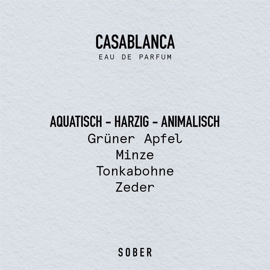SOBER BERLIN CASABLANCA
