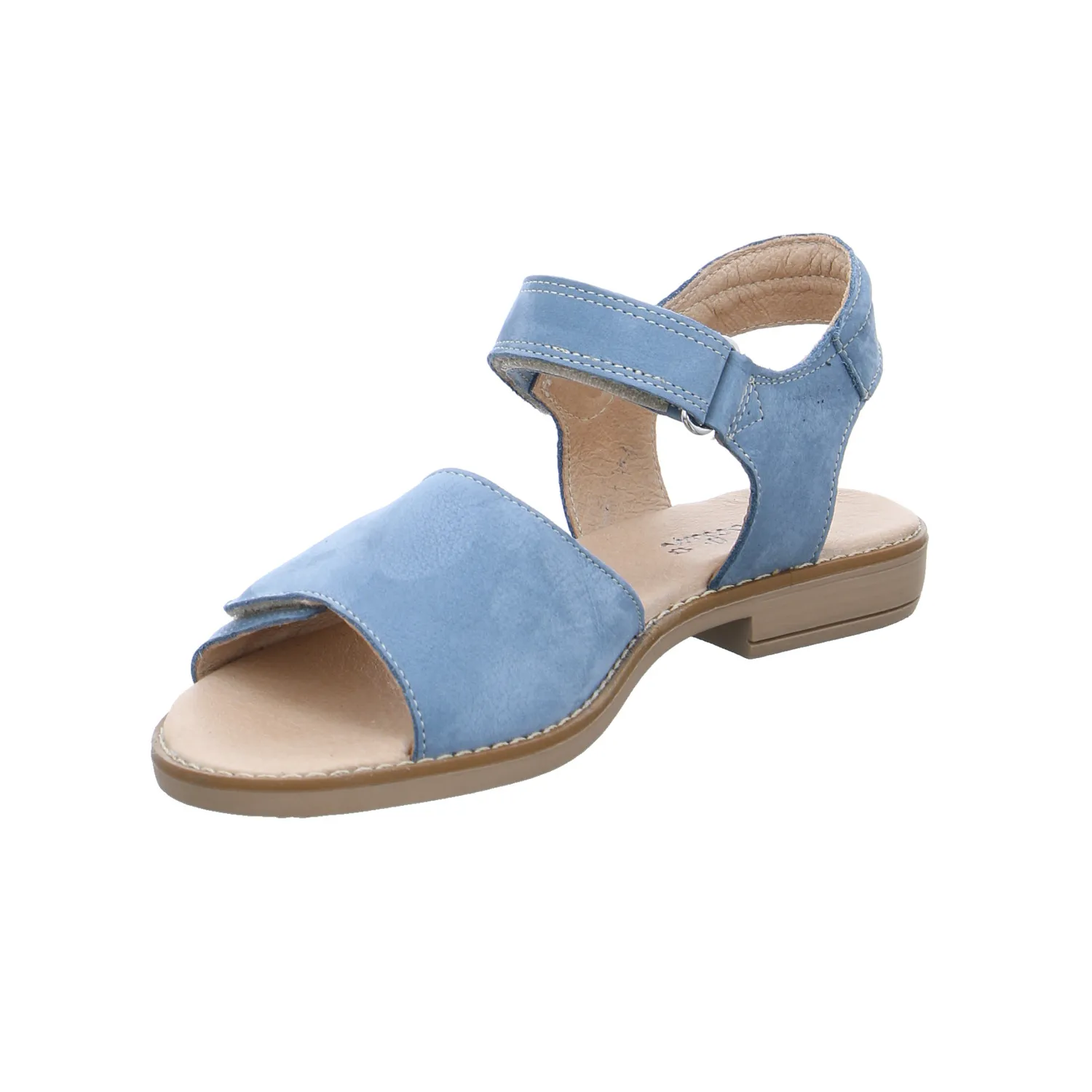 SABALIN Mädchen-Sandale Hellblau Leder