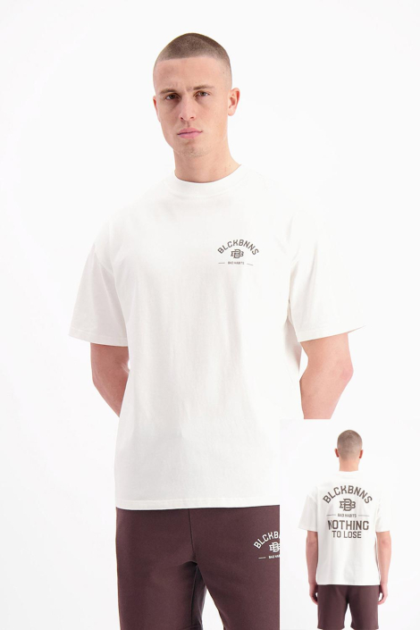 Black Bananas witte heren t-shirt