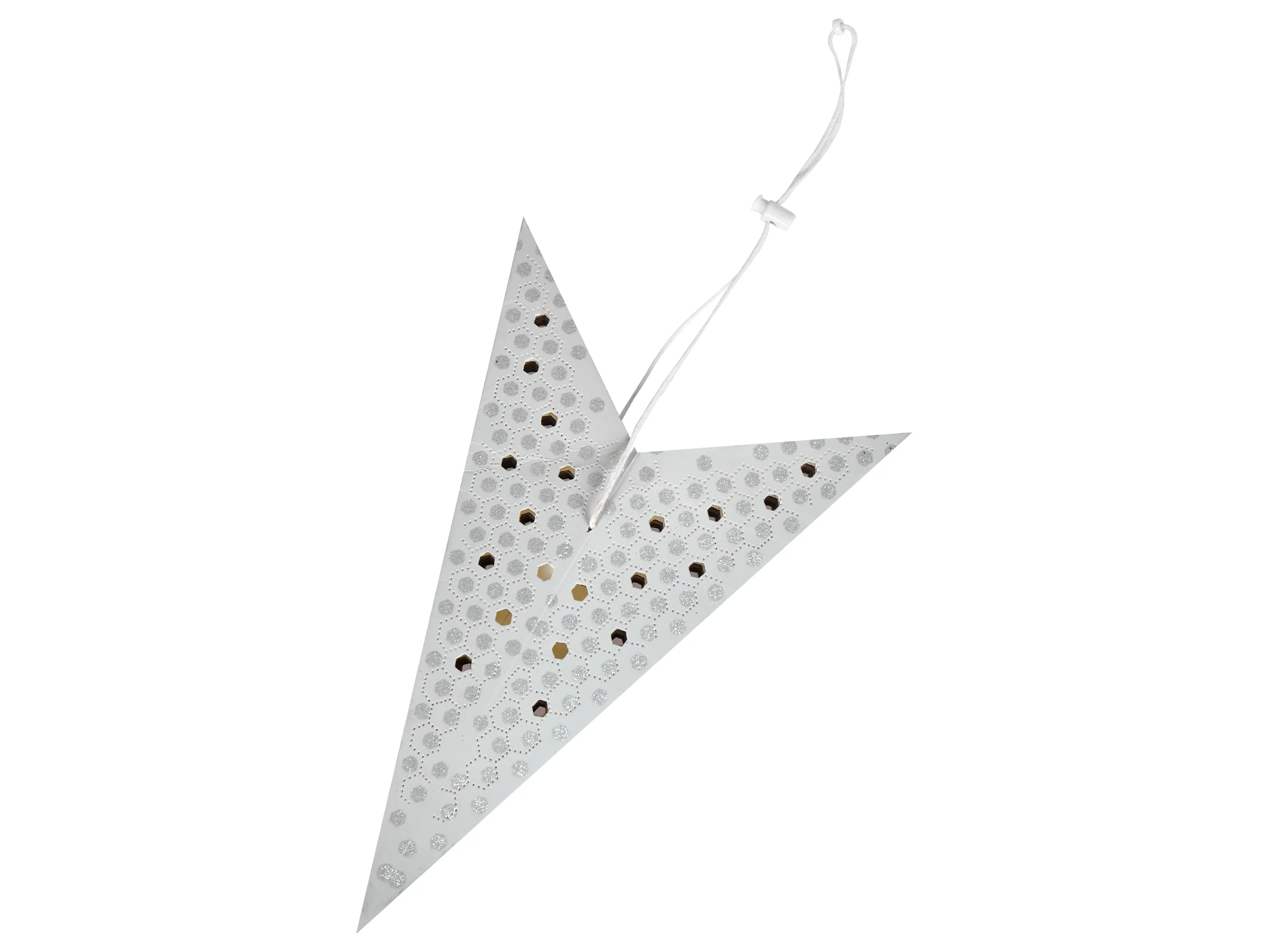 Set van 4 hangende decoraties LED KAMET Ster 60 cm Meerkleurig