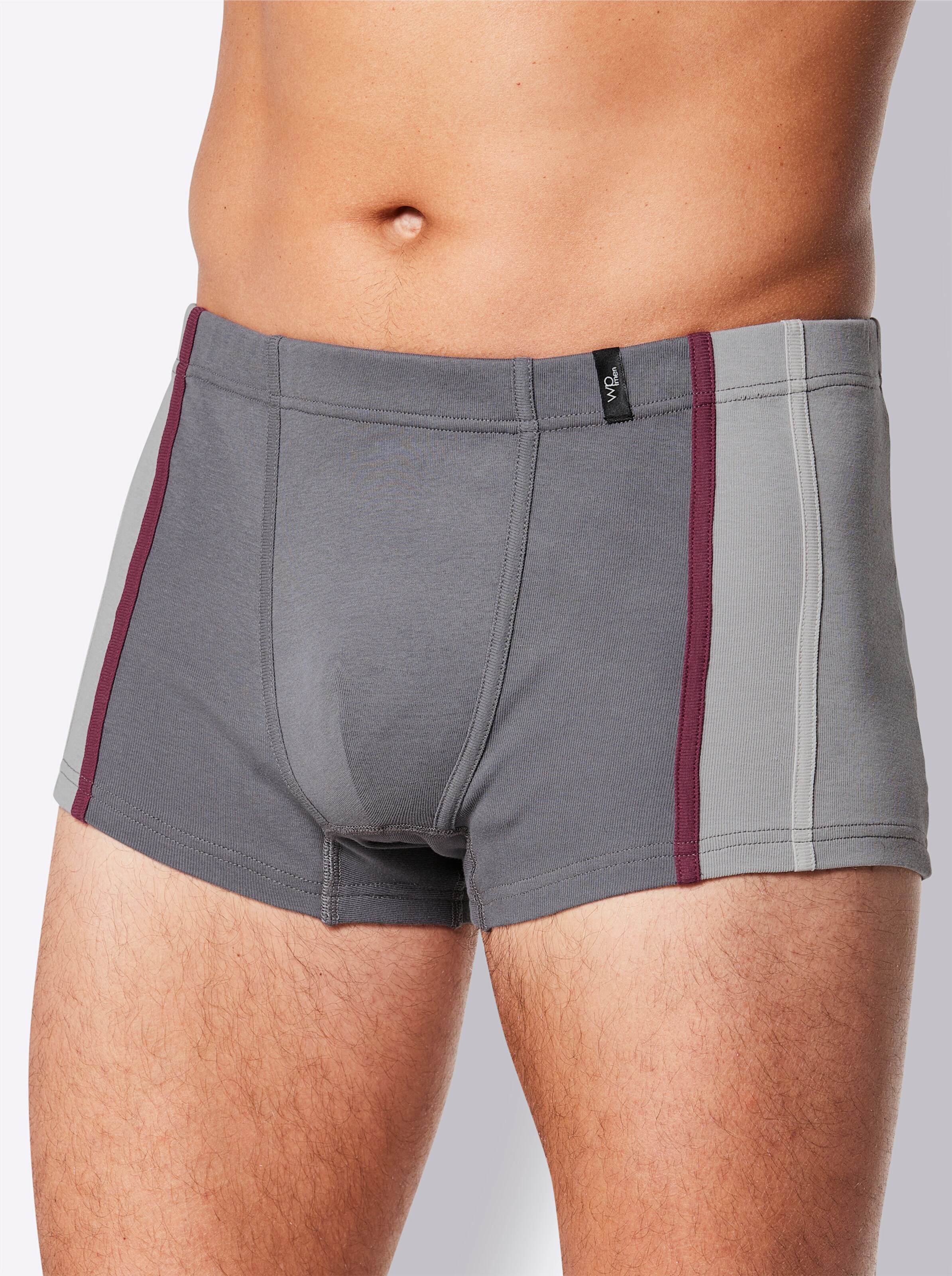 wäschepur men Hose kurz in jeansblau + anthrazit + bleu + steingrau