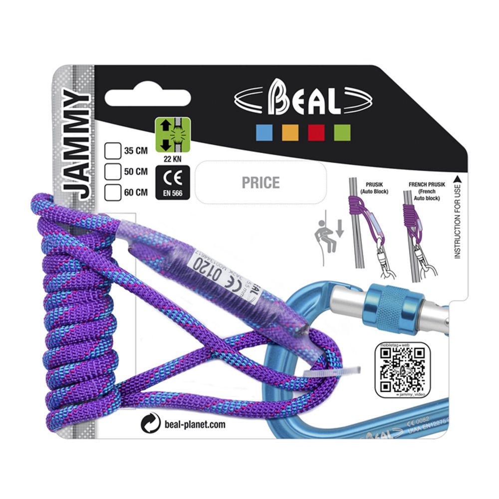 Beal JAMMY 60CM - Anneau de sangle violet
