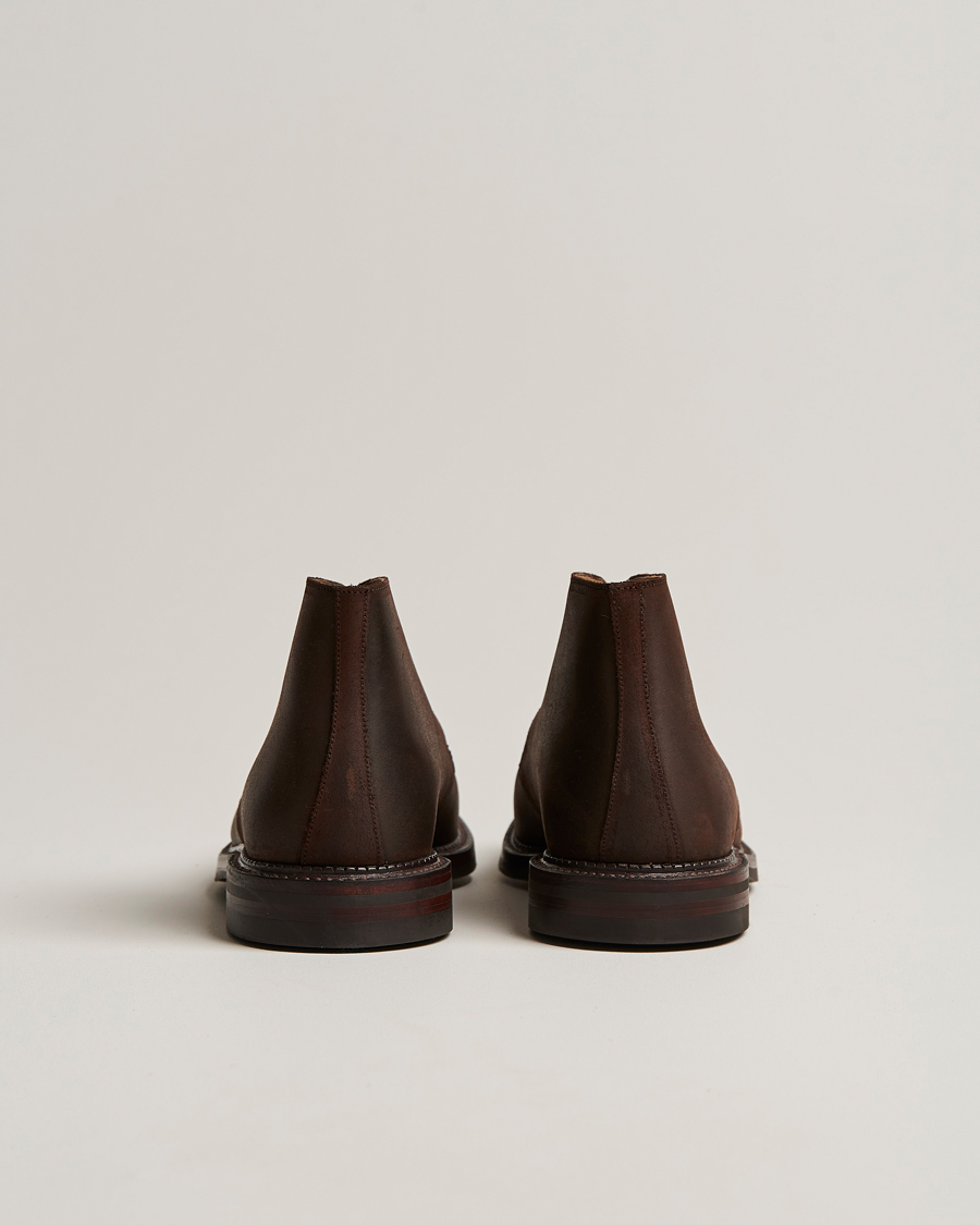 Crockett & Jones Molton Chukka Dk Brown Rough-Out Suede