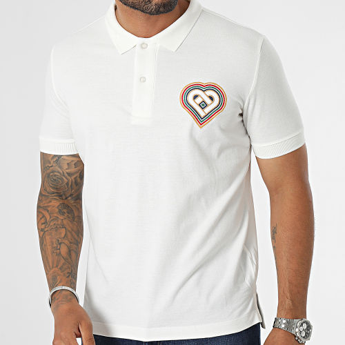 Polo Manches Courtes Blanc