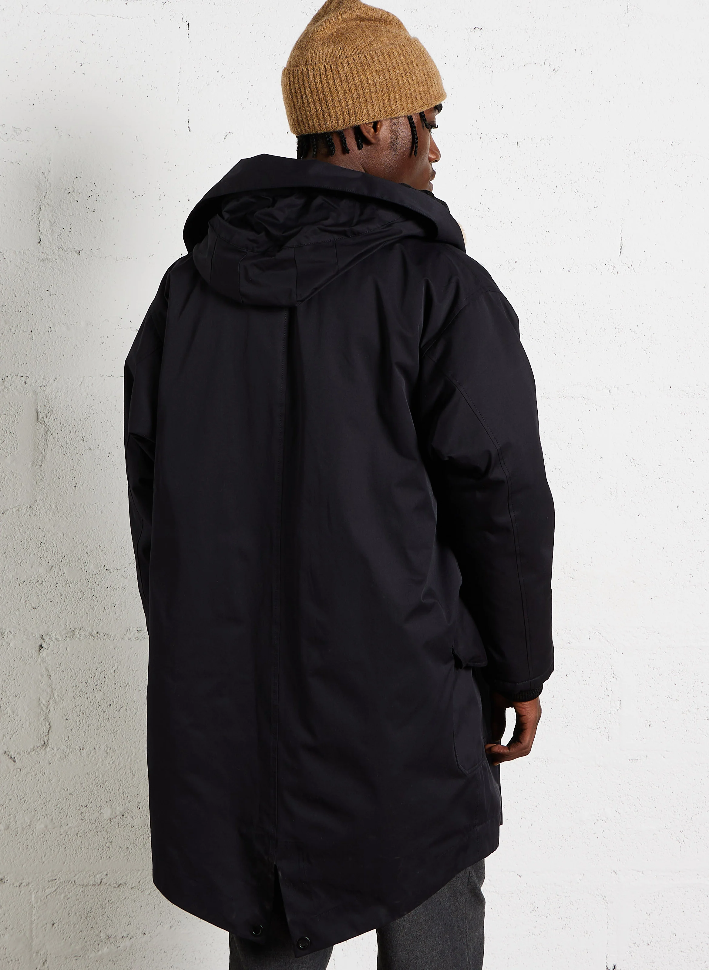EXPLOREUR 2 - Parka droite imperméable à capuche | Noir