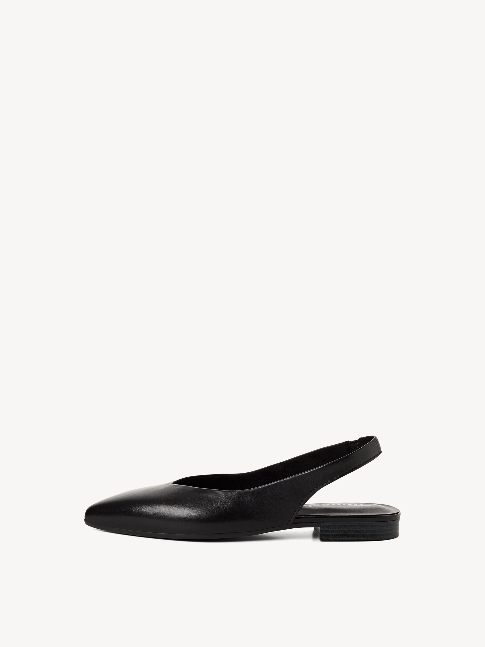 Leren Slingpumps - zwart