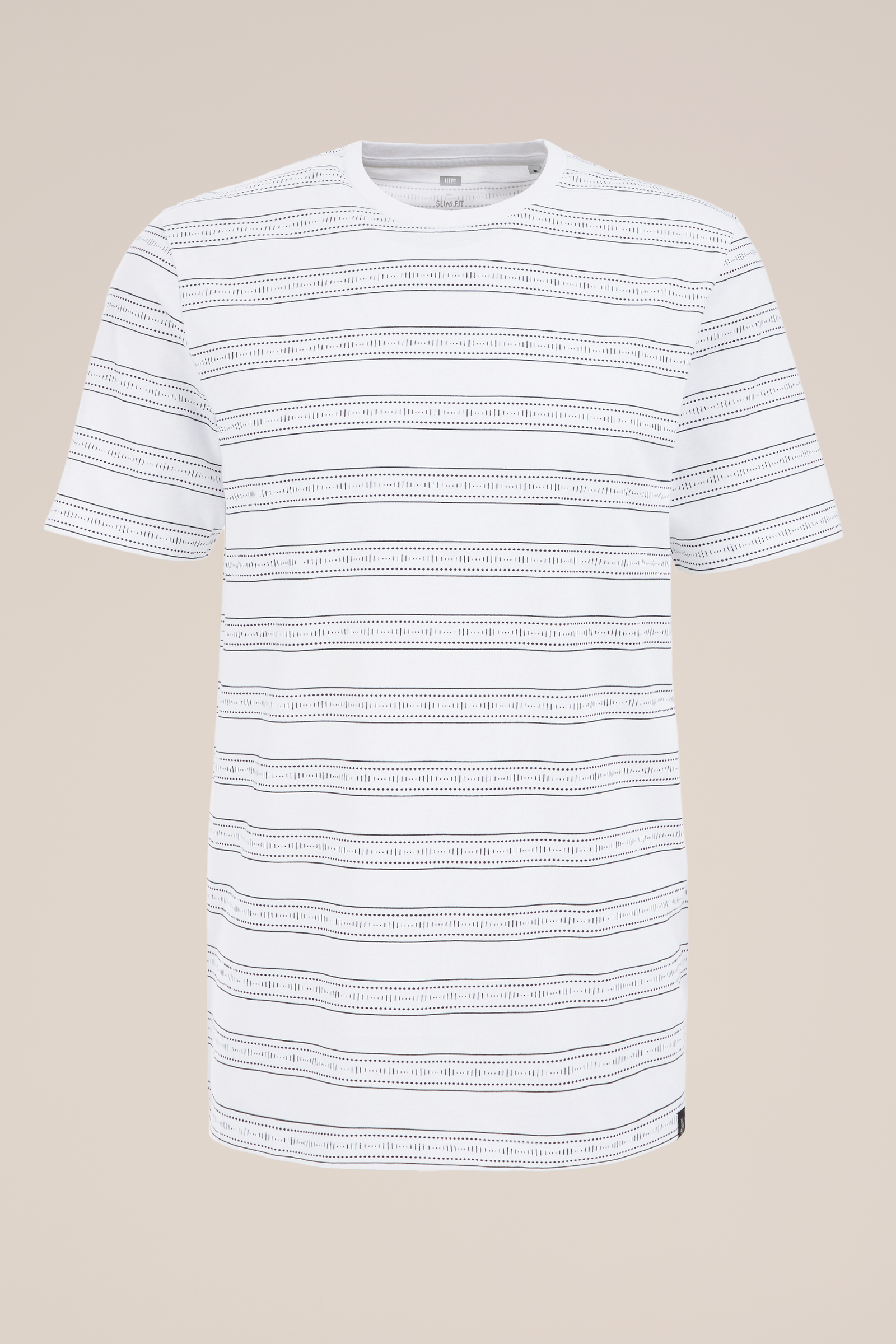 T-shirt met opdruk WE Fashion Wit