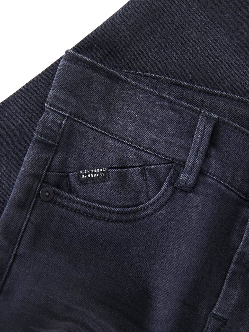 NAME IT skinny jeans NKMPETE zwart