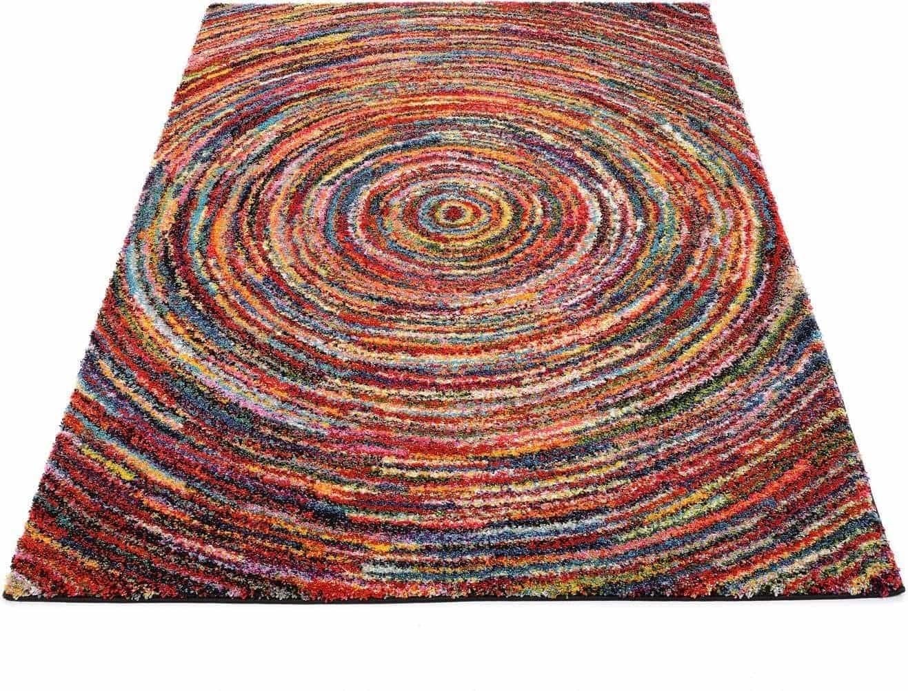 Hochflorteppich SIXTEEN ROUND, Ø ca. 160cm
