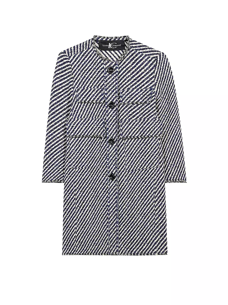 LUISA CERANO Tweedjacke blau