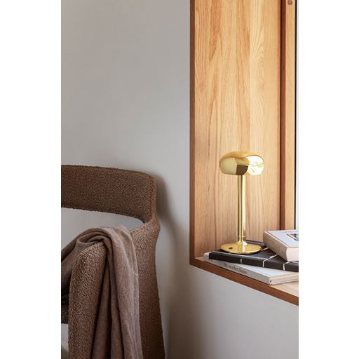Eva Solo Emendo LED Batteri Bordlampe, Brass