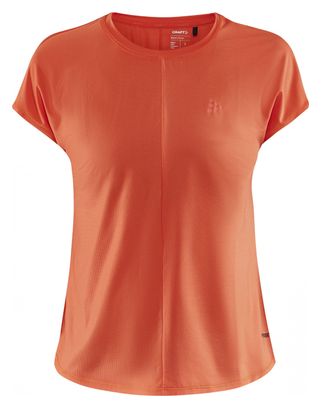 Maillot manches courtes Femme Craft Core Charge Orange