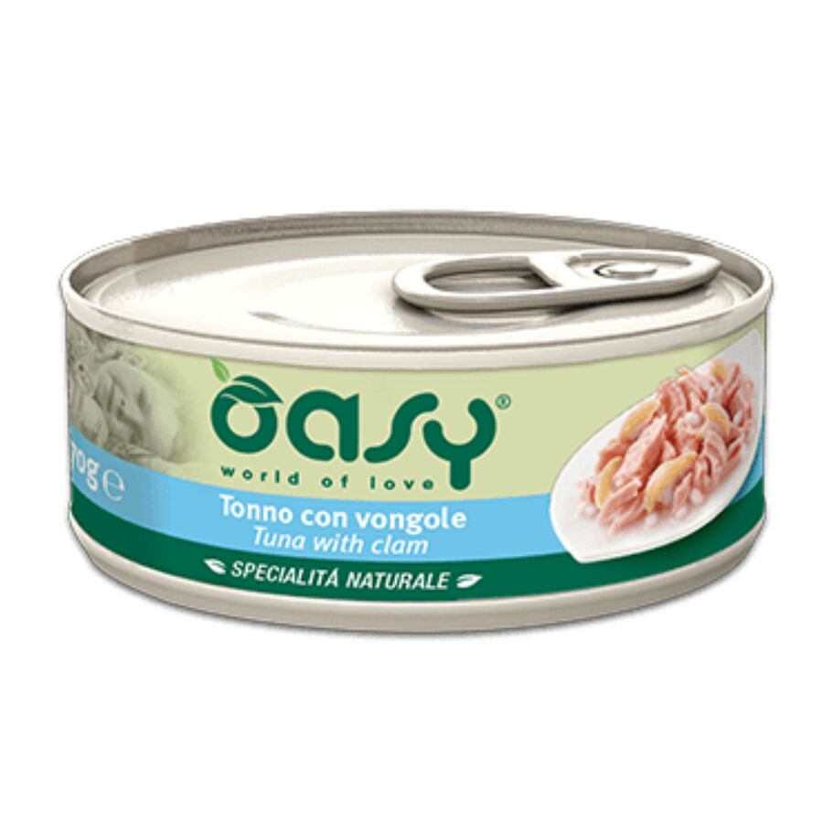 OASY CAT LATA DE ATUM/AMÊIJOAS 70G