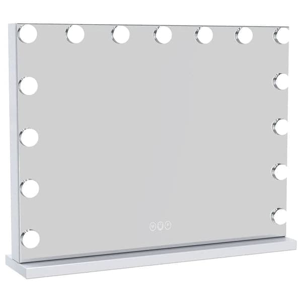 UNIQ Vanity XL Hollywood Spegel med 15 LED- &touch-funktion
