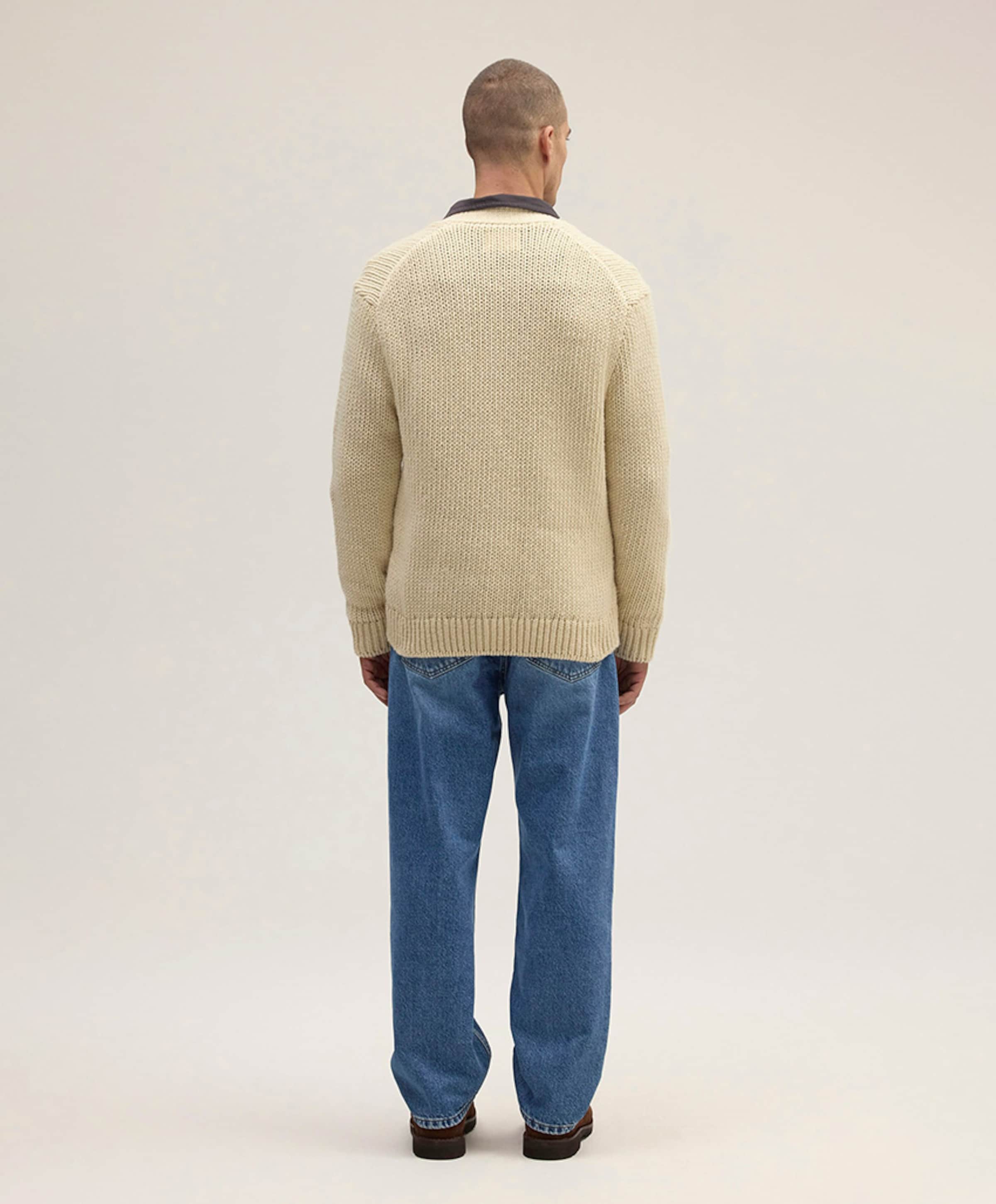 NN.07 Heren vest ecru
