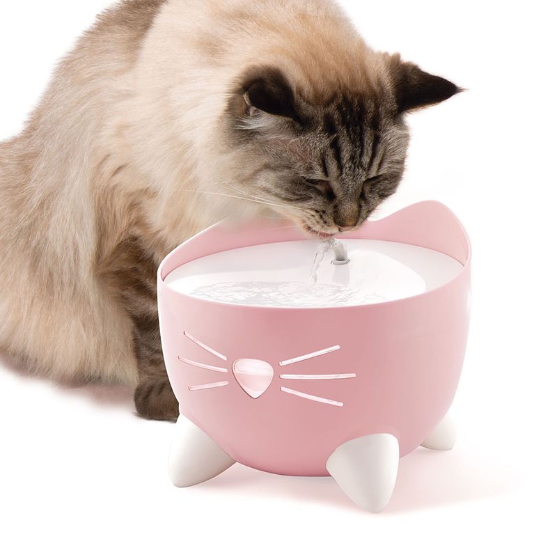 Abreuvoir Catit PIXI rose pour chat