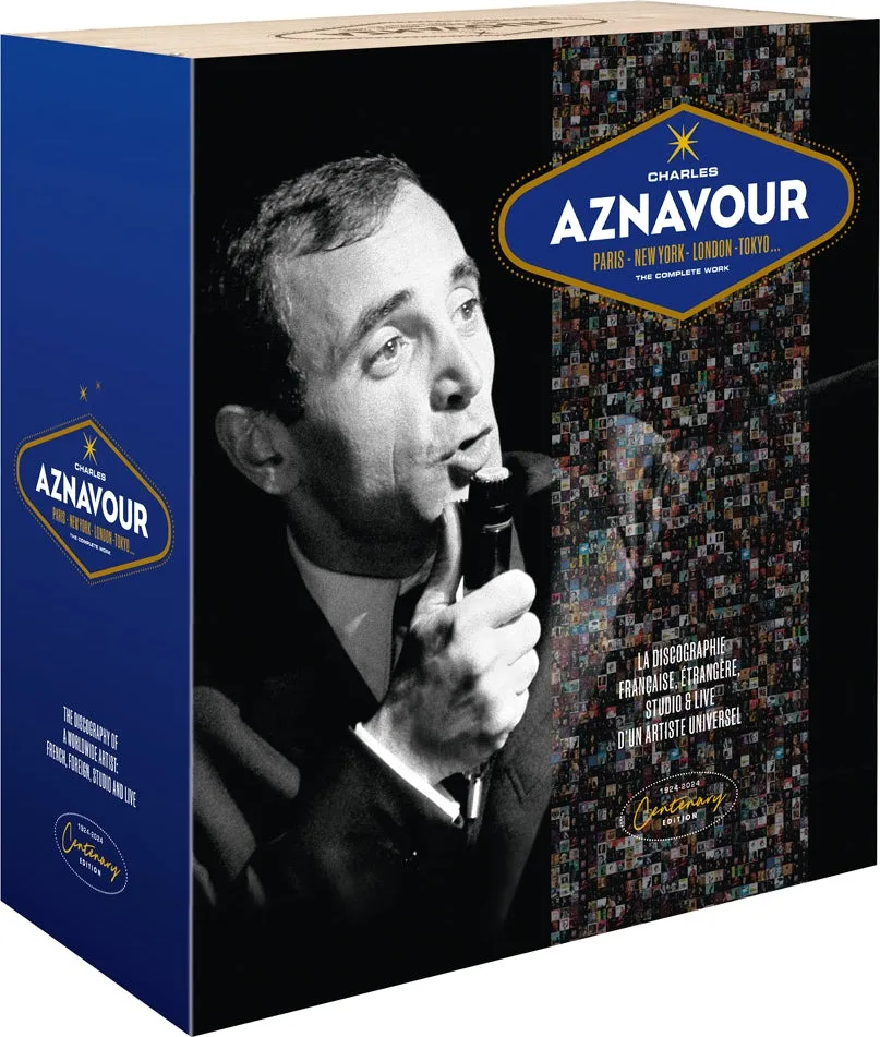 Charles Aznavour - The Complete Work : Centenary Edition Coffret Collector 99 volumes   livret de 60 pages) Disques CD