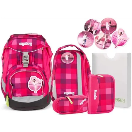 ergobag PACK Schulrucksack-Set RhabarBär 6-teilig