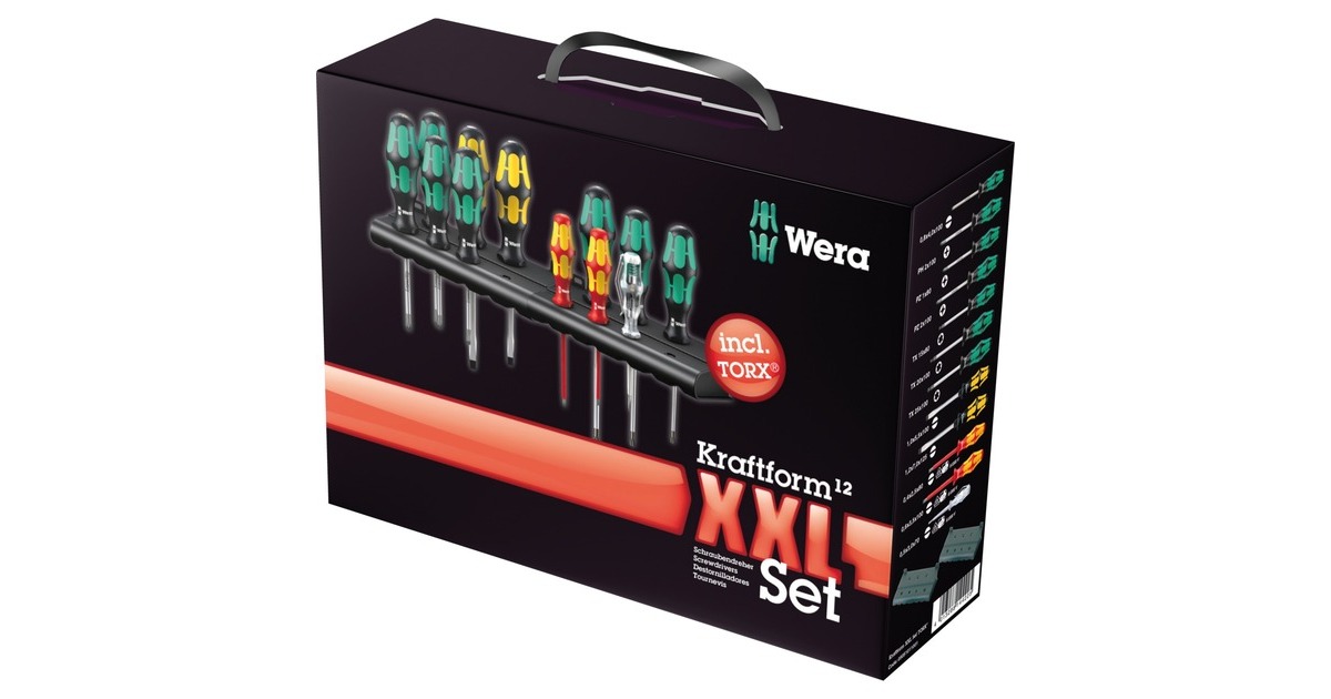 WeraSchroevendraaierset Kraftform XXL 2  (Allround schroevendraaierset)