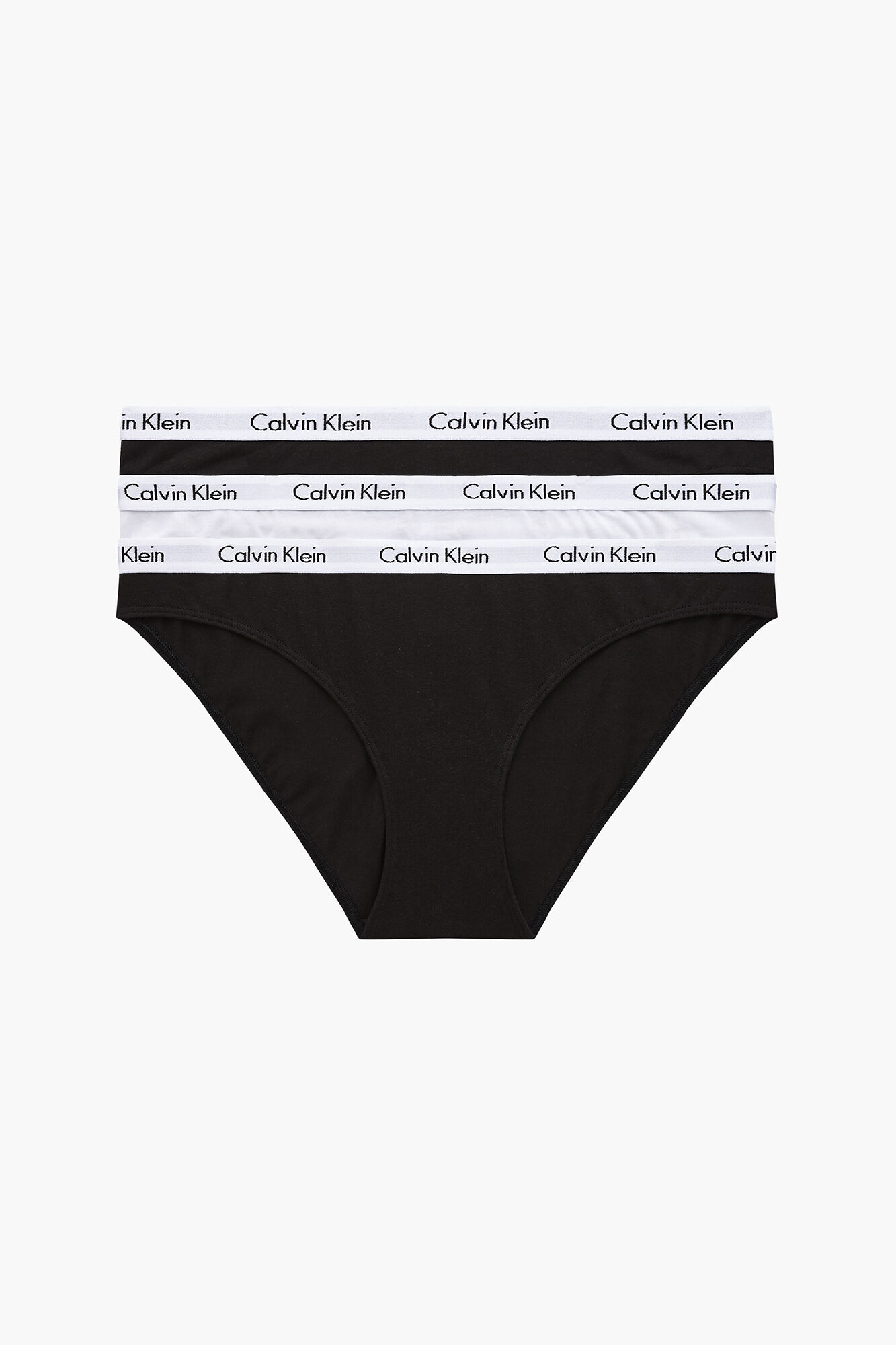 Cuecas Calvin Klein com elástico na cintura (pacote com 3)