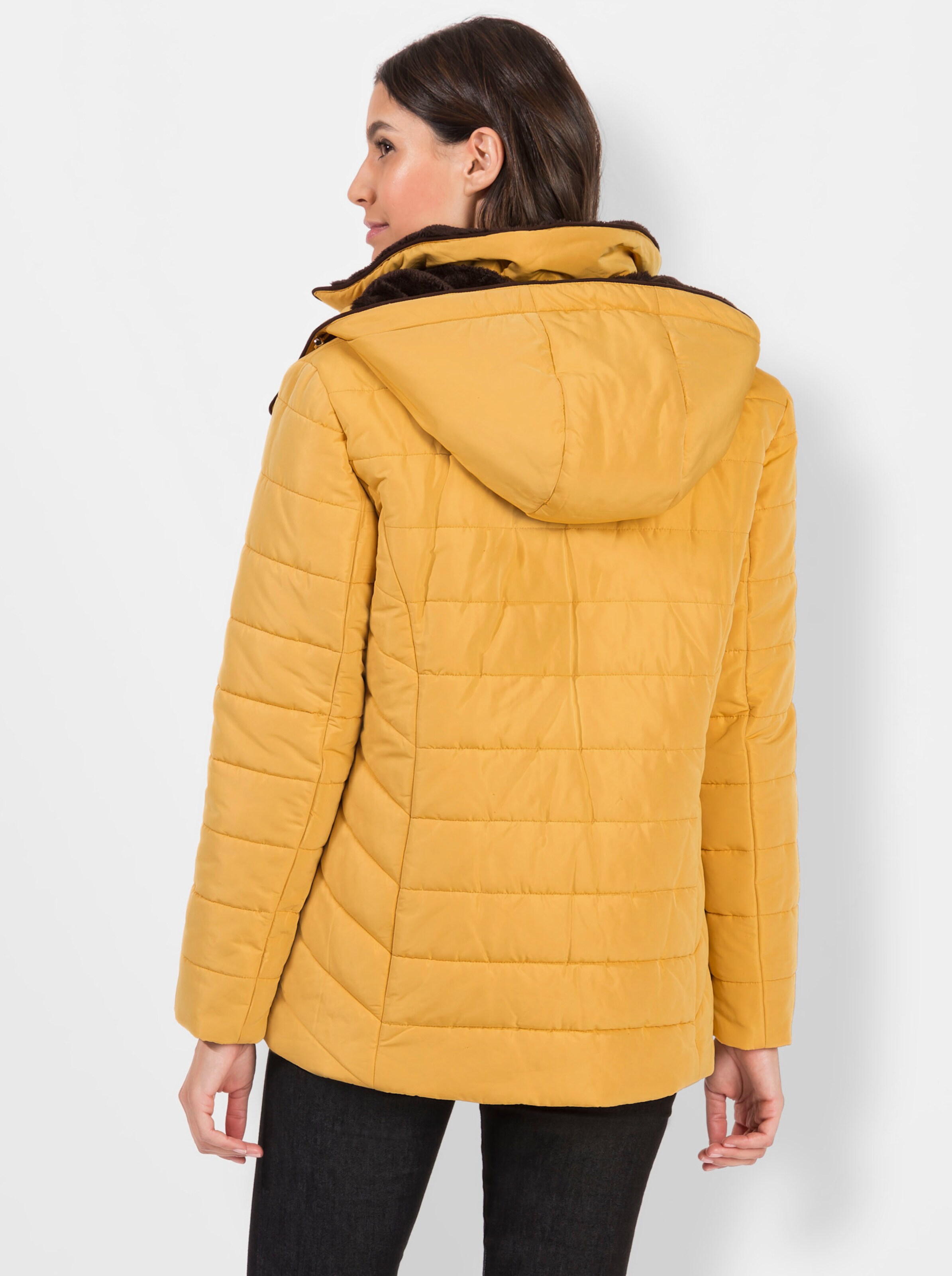 Steppjacke mit Teddy-Fleece innen