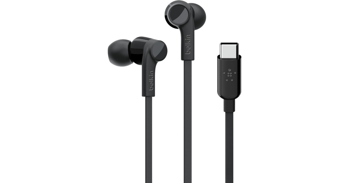 BelkinSOUNDFORM in-ear oortjes  (Zwart, USB-C)