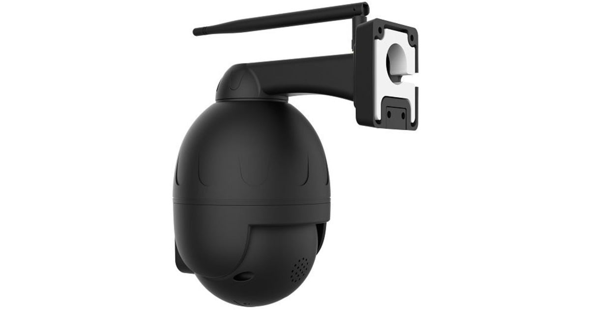 FoscamSD4, 4MP Dual-Band WiFi PTZ buiten beveiligingscamera  (Zwart, WiFi, LAN)