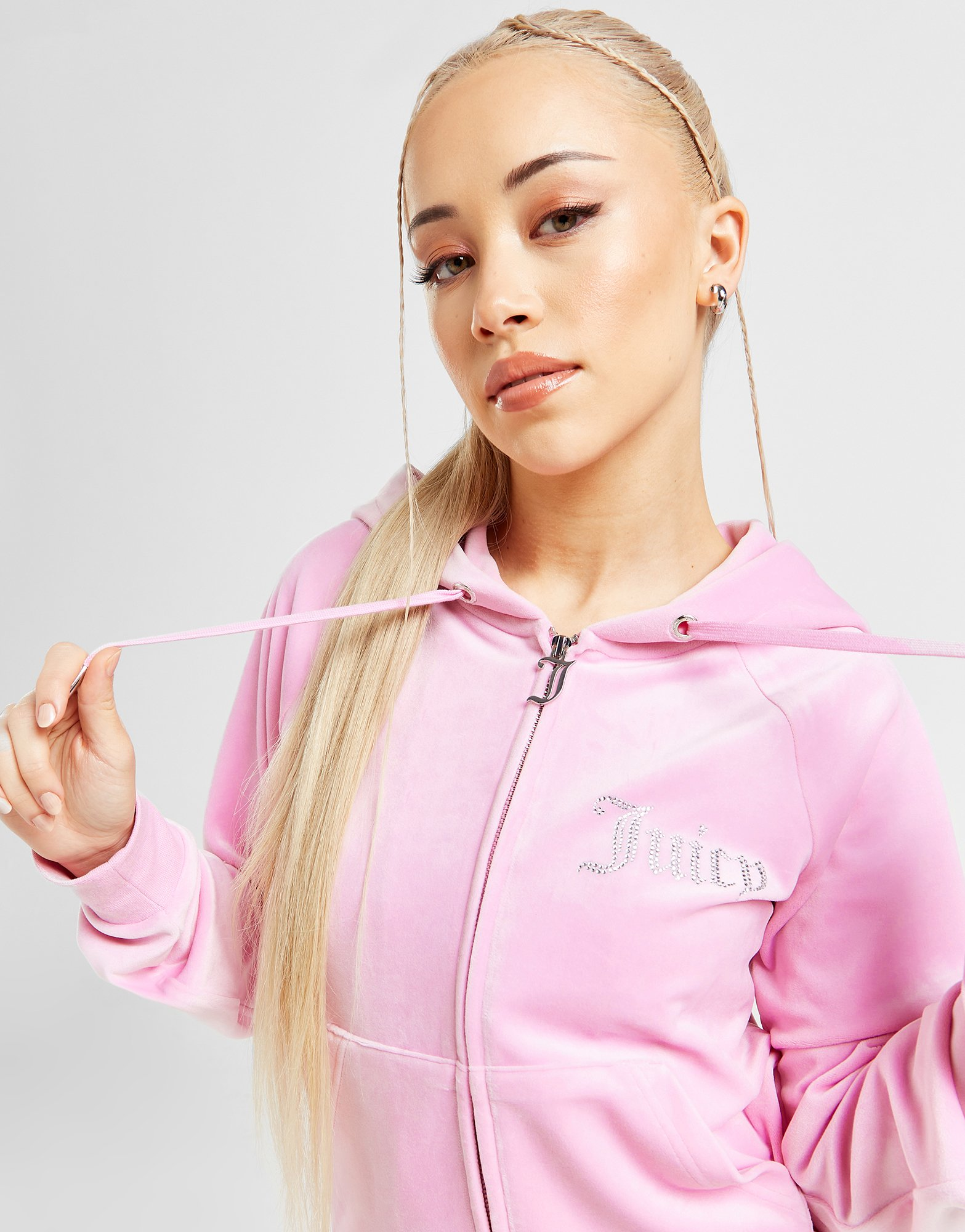 JUICY COUTURE Sweat à Capuche Zippé Diamante Femme