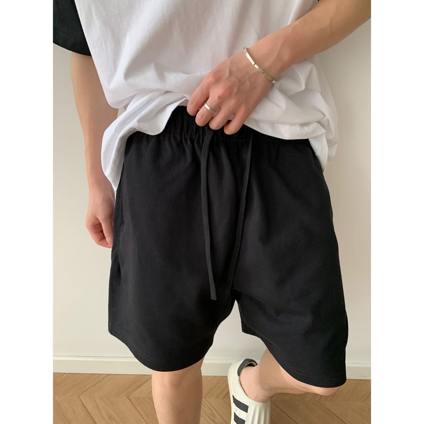 fluffush - Effen joggingbroek met trekkoord in de taille en wijde pijpen