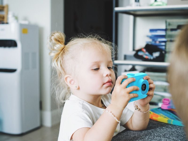 myFirst Kinderkamera Camera 10 Blau Mini-Digitalkamera für Kinder